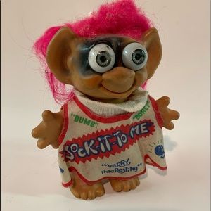 “Sock it to me “ troll doll